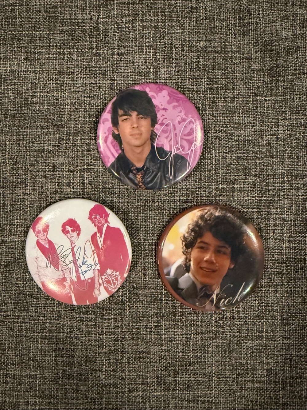Jonas Brothers pins